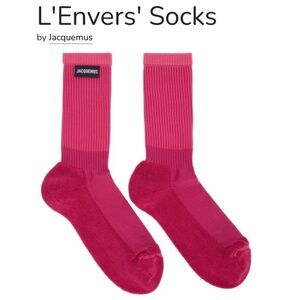 Jacquemus Socks Pink L'Envers' Socks